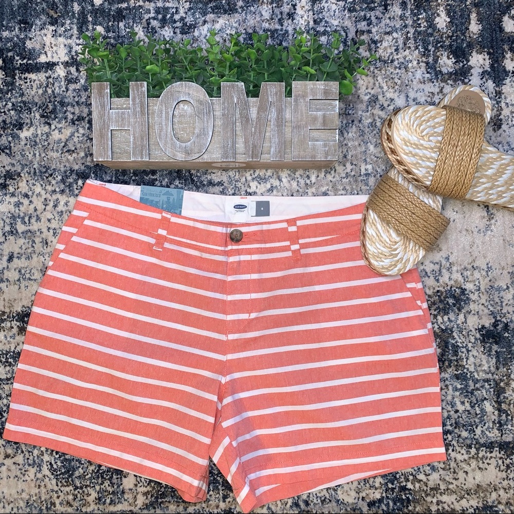 Old Navy Cotton Stripe Everyday Shorts